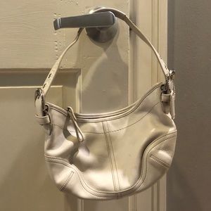 Coach Soho White Leather Hobo Bag